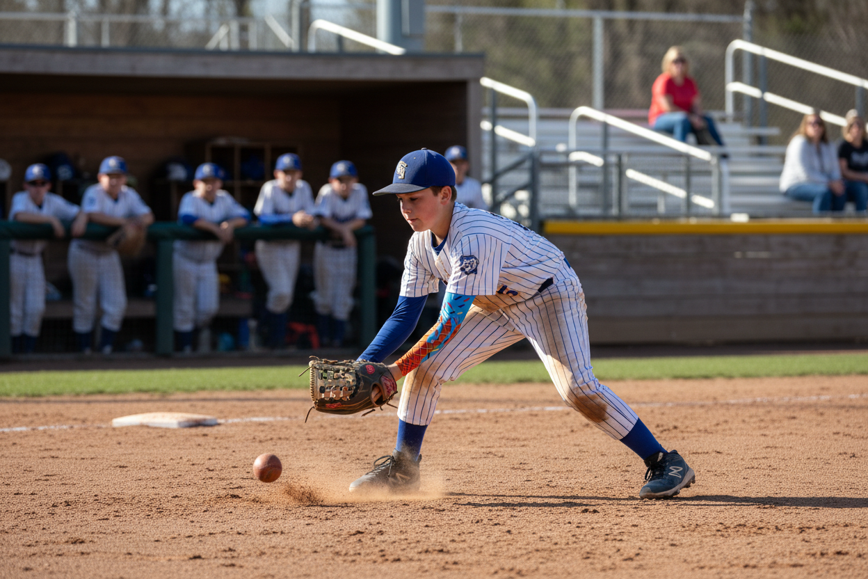 Light Blue Ice Cream Drip - Sports Compression Arm Sleeve - Slim Sizes Available