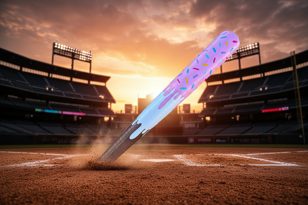 The Double Drip Ice Cream Plastic Baseball Bat