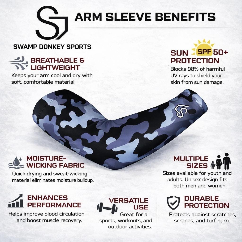 Blue Ice Cream Drip - Sports Compression Arm Sleeve - Slim Sizes Available
